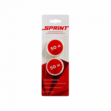 Нить уплотнительная набор катушек 2х50м (в блистере) SPRINT 04064