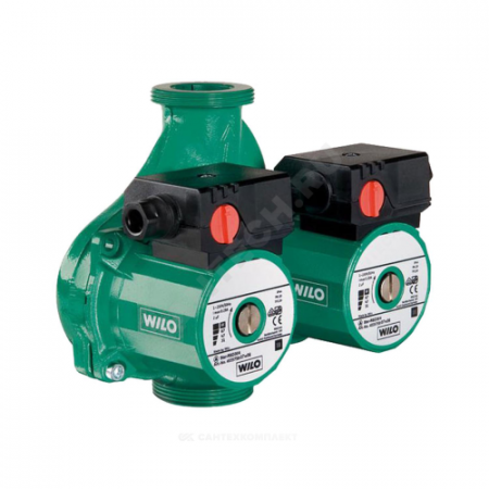 Насос циркуляционный с мокрым ротором STAR-RSD 30/6 PN10 сдвоенный 1х230В/50 Гц Wilo 4035763