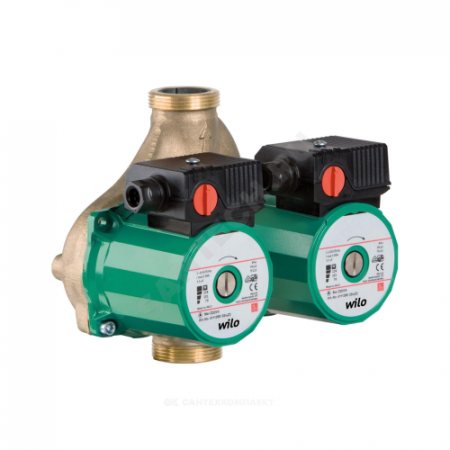 Насос циркуляционный с мокрым ротором STAR-ZD 25/6 PN10 сдвоенный 1х230В/50 Гц Wilo 4111288