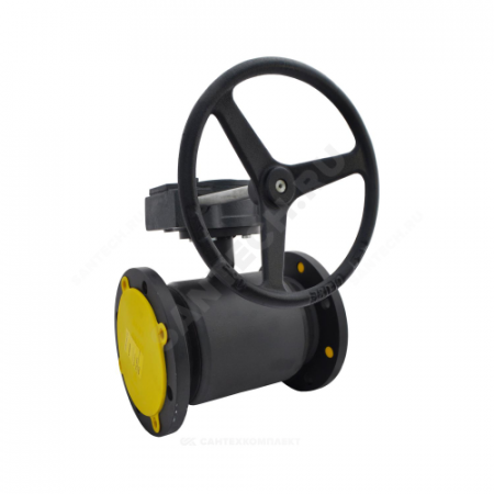 Кран шаровой сталь JIP/G-FF Ду 500 Ру25 фл с редуктором Danfoss 065N0381G