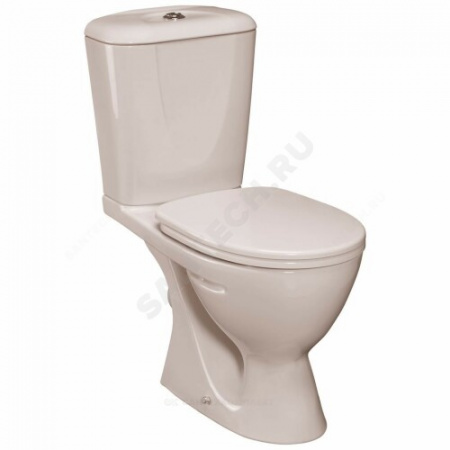 Унитаз-компакт ECCO белый нижний подвод горизонт/выпуск 2/реж дюропласт Ideal Standard W904201
