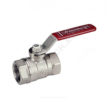 Кран шаровой латунь хром R250D Ду 10 Ру42 ВР рычаг Giacomini R250X002