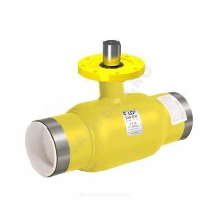Кран шаровой сталь газ КШ.Ц.П.Э.GAS Ду 32 Ру40 п/привар под эл/привод LD КШ.Ц.П.Э.GAS.032.040.Н/П.02