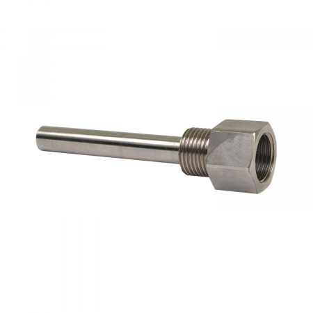 Гильза сталь нерж ESMU для датчика температуры (1/2") L=100мм НР Danfoss 087B1190