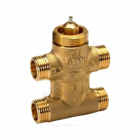 Клапан регулирующий латунь VZL4 Ду 15 Ру16 НР G1/2" Kvs=0.25м3/ч Danfoss 065Z2090