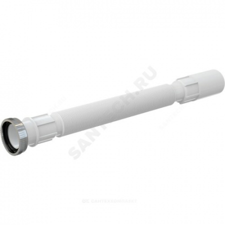 Гофра с гайкой металл 1 1/4"x40 L=350-800мм Alca Plast A74
