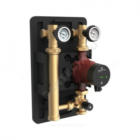 Группа насосная HEATMIX M25 Ду 25 правая со смешением с насосом ALPHA2L 40 3ход смеситель Grundfos 99309089