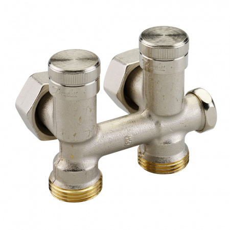 Узел нижнего подключения RLV-K Ду 20 Ру10 3/4"ЕКx3/4"ЕК угловой Danfoss 003L0283