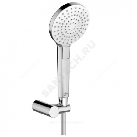Гарнитур душевой серия IDEALRAIN EVO ROUND L3 держатель+шланг+лейка 3 режима струи Ideal Standard B2239AA
