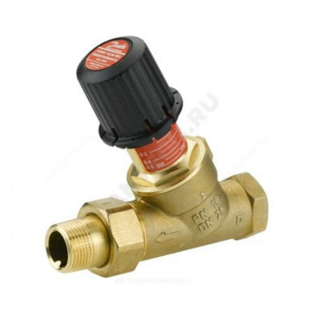 Регулятор перепуска латунь AVDO Ду 15 Ру10 R1/2"хG3/4" ВР/НР - Danfoss 003L6018