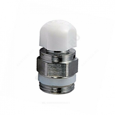 Кран Маевского латунь R66A Ду 15 Ру10 G1/2" НР с колпачком Giacomini R66AX003