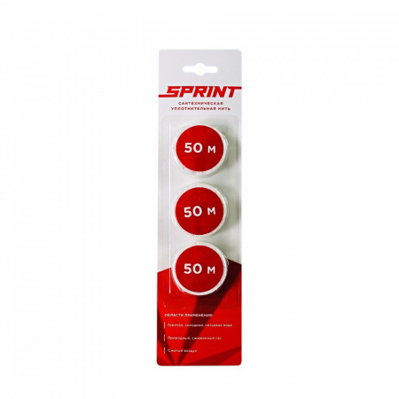 Нить уплотнительная набор катушек 3х50м (в блистере) SPRINT 04063