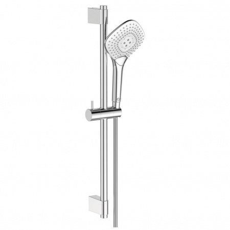 Гарнитур душевой серия IDEALRAIN JET DIAMOND XL3 держатель+шланг+лейка 3 режима струи Ideal Standard B1762AA